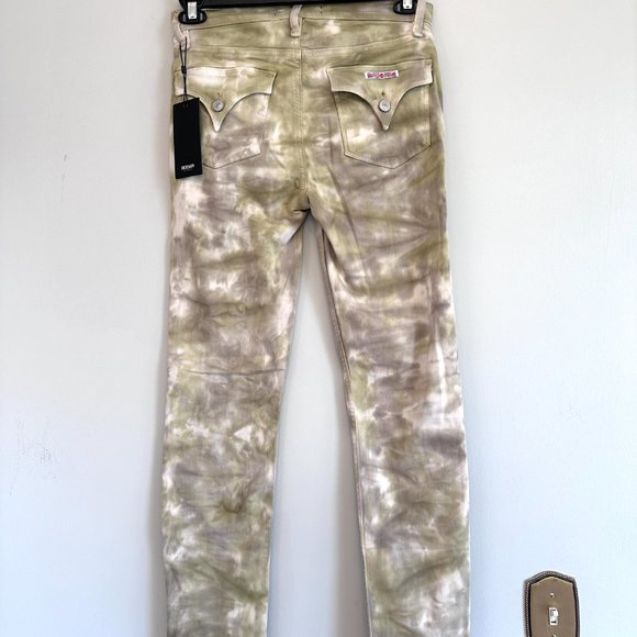 Hudson NWT Sage Fatigue Tie-Dye Collin High-Rise Skinny Jeans Women's 27… - Picture 10 of 14